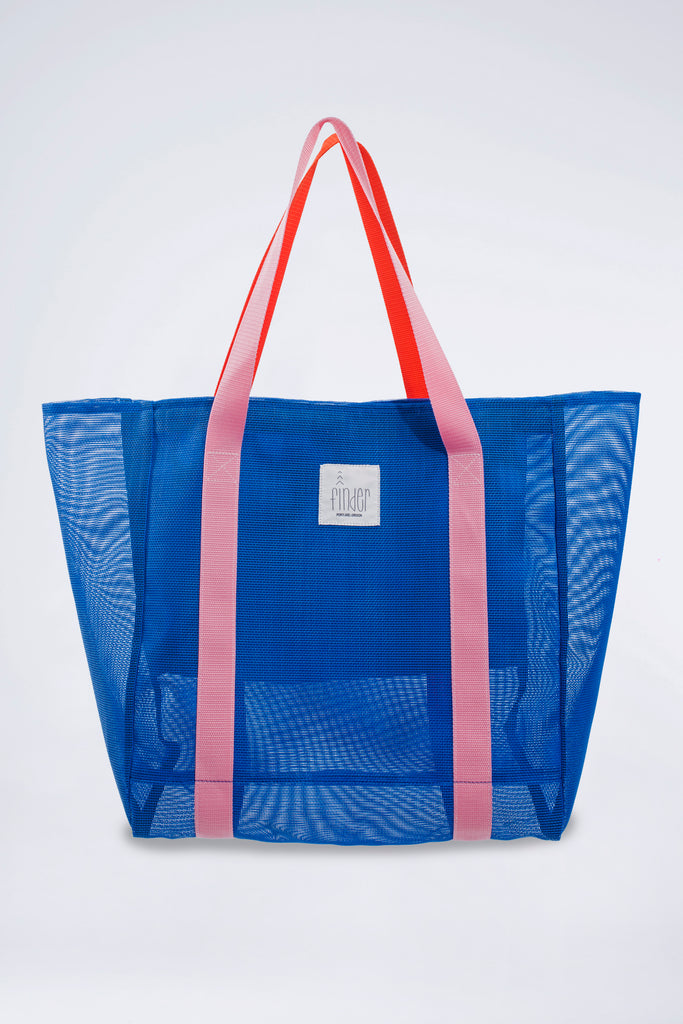 Electric Blue Summer + Winter Tote