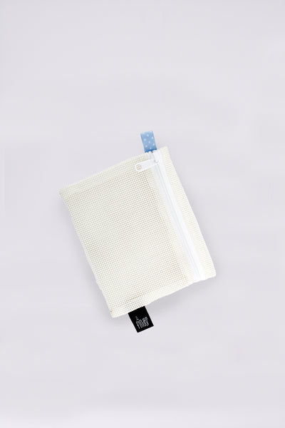 Mini Pouch Sky Blue Ribbon