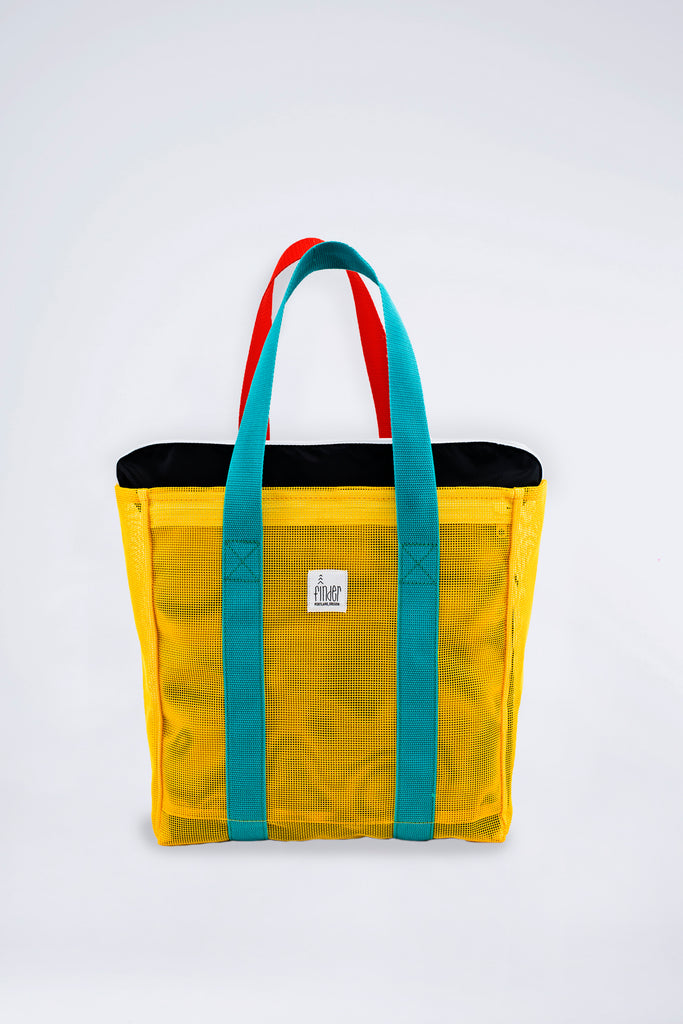 Vinyl Record Tote Yellow