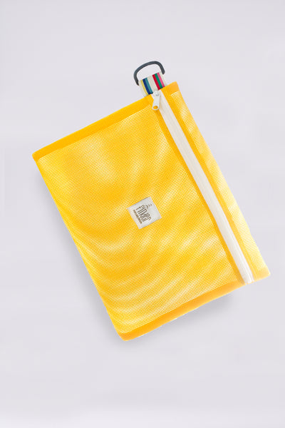 Yellow Travel Pouch Large