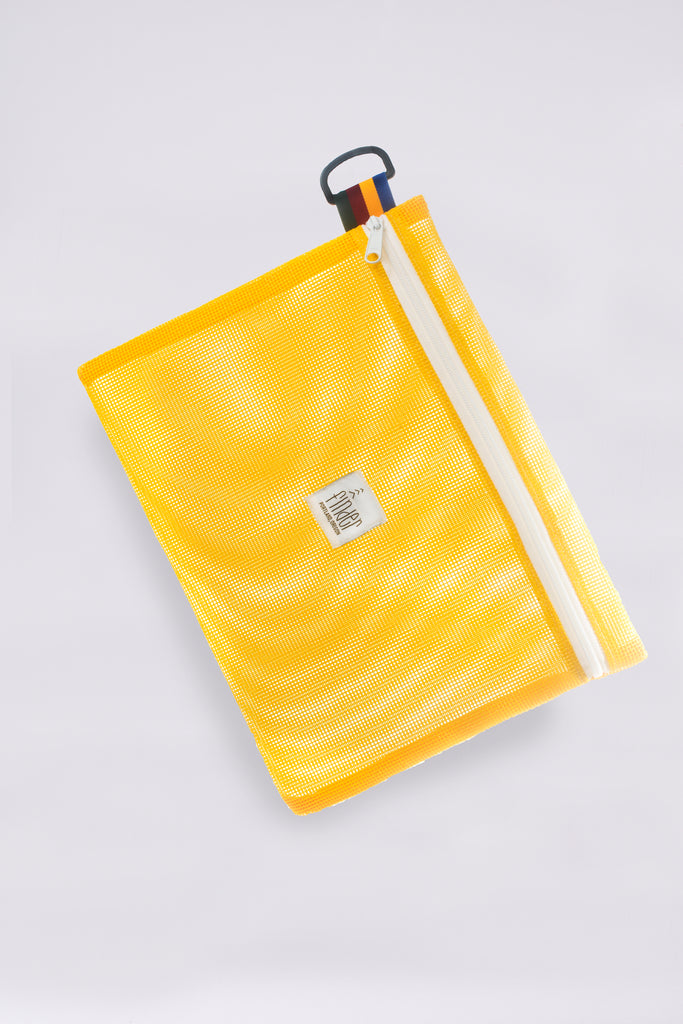 Yellow Travel Pouch Large