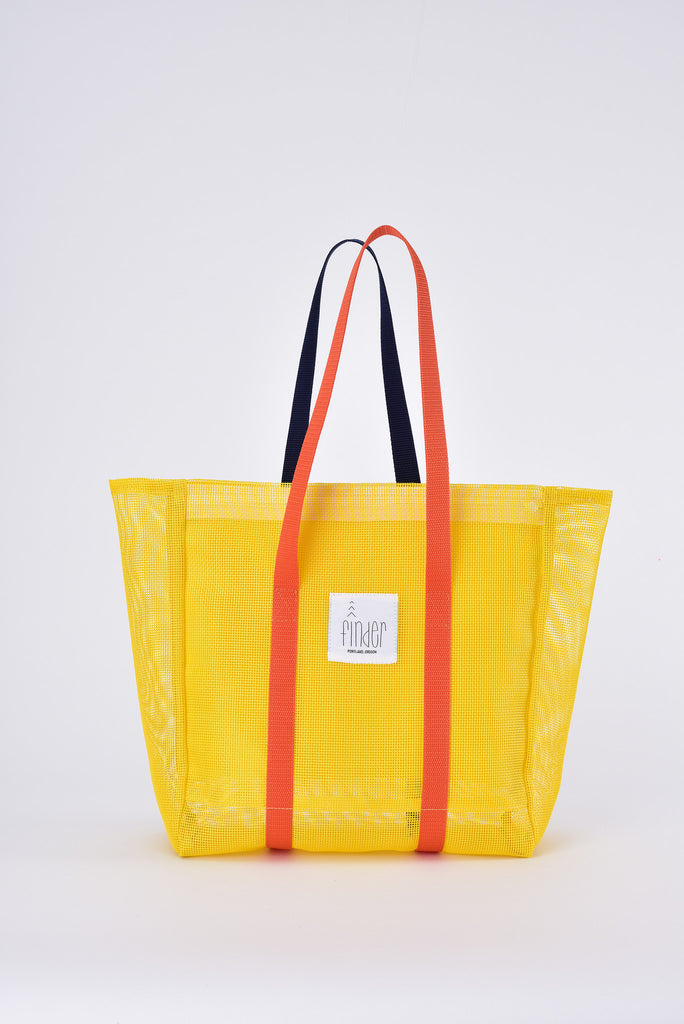 Finder Mesh Tote Bag Small Size Yellow