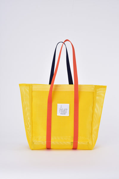 Finder Mesh Tote Bag Small Size Yellow