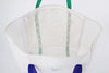 Finder Mesh Tote Bag Large Size White Mesh Pocket
