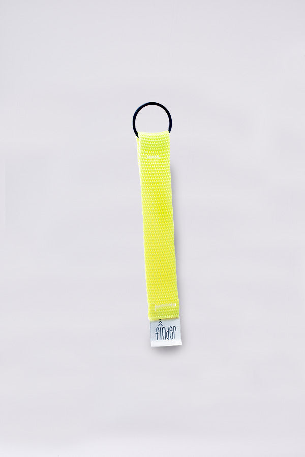 Fluoro Yellow Keychain